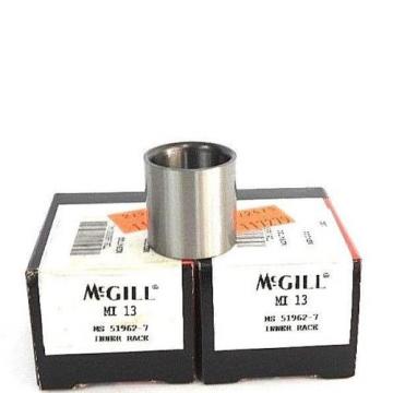 LOT OF 2 NIB MCGILL MI-13 INNER RACE BEARINGS .8125X1.5X1INCH, MI13