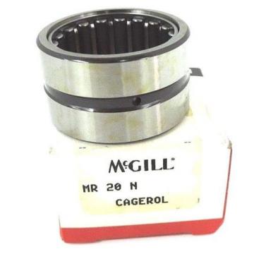 NIB MCGILL MR20N NEEDLE BEARING CAGED 1-1/4IN BORE W/O INNER RING MR-20-N