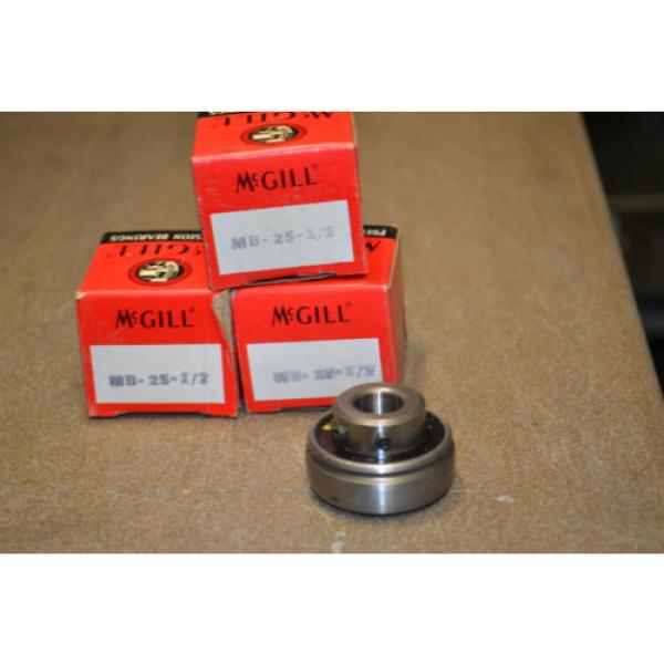 (Lot of 3) McGill MB-25 1/2&#034; Insert Bearing #2 image